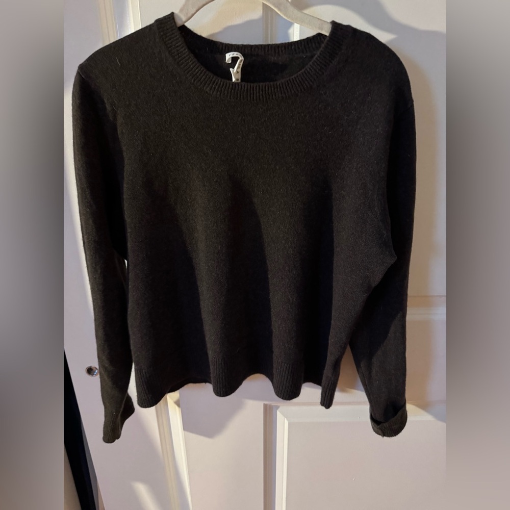 Veronica Beard Brown cashmere Crew Neck Sweater